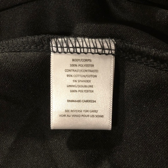 Peach & Black Bustier High Low Mini Dress with Sheer Overlay - Picture 6 of 8